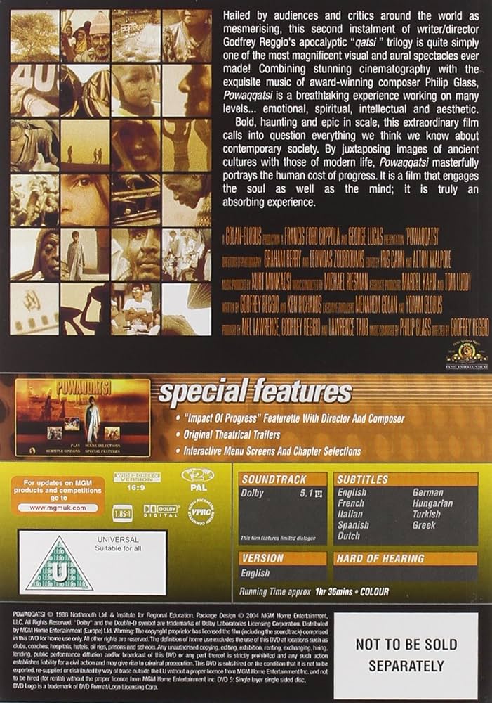 Amazon.co.jp: Koyaanisqatsi / Powaqqatsi - Coffret 2 DVD : DVD